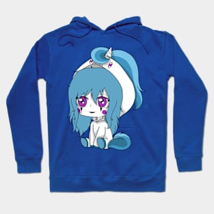 creepypasta unicorn (candy cane) Hoodie